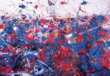 Original Abstract Men Paintings by Serhiy Savchenko