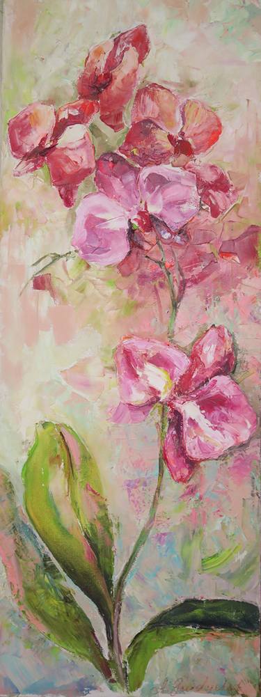 Original Realism Floral Painting by Anna Haiduchok