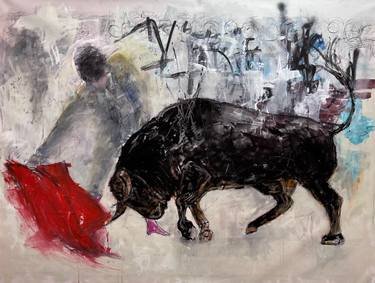 Original Contemporary Cows Paintings by Veronica Byers