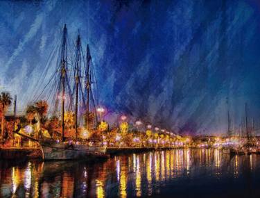 Original Figurative Boat Digital by Javier Diaz