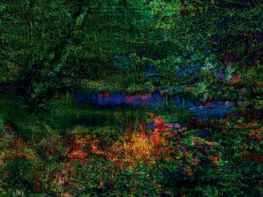 Original Abstract Landscape Digital by Javier Diaz