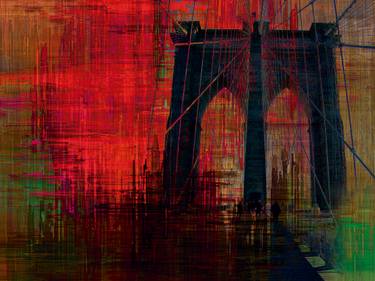 Original Illustration Cities Digital by Javier Diaz