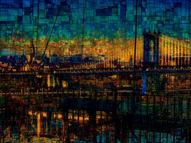 Original Illustration Cities Digital by Javier Diaz