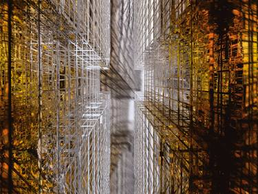 Original Abstract Geometric Digital by Javier Diaz