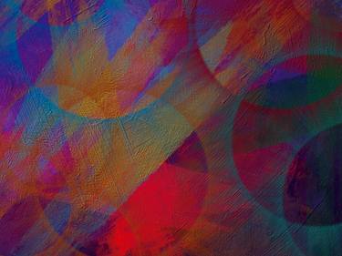 Original Abstract Geometric Digital by Javier Diaz