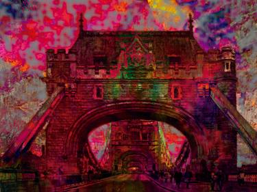 Original Figurative Cities Digital by Javier Diaz