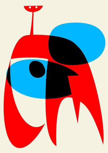 Original Contemporary Abstract Printmaking by Marcel Ceuppens