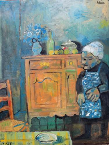 Original Contemporary Home Painting by Raymond Debiève