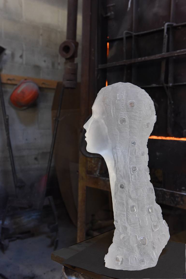 Original Figurative Portrait Sculpture by Anne De Villemejane