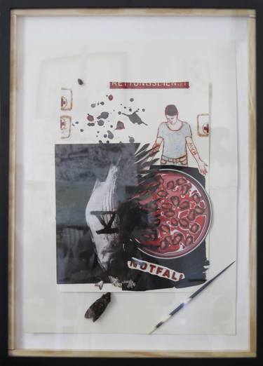 Original Street Art Mortality Installation by Bg Snyder