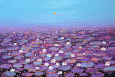 Original Abstract Landscape Painting by Amita Dand