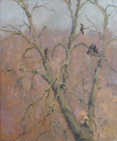 Original Fine Art Tree Paintings by Anna Antoniuk