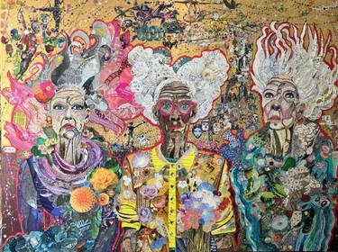 Original Abstract Women Collage by Moira Mcainsh