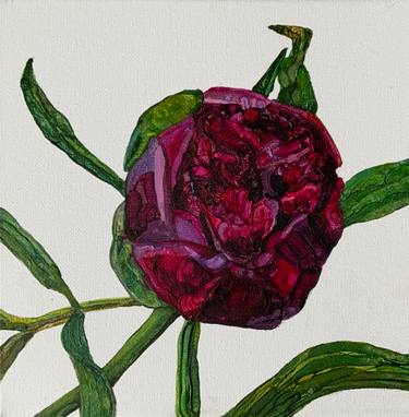 Original Illustration Floral Painting by Anna Bulkina