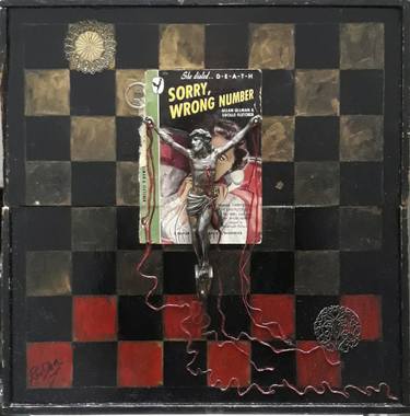 Original Abstract Religious Mixed Media by Robyn Dansie