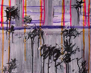 Original Abstract Expressionism Abstract Painting by Ivy Panesar