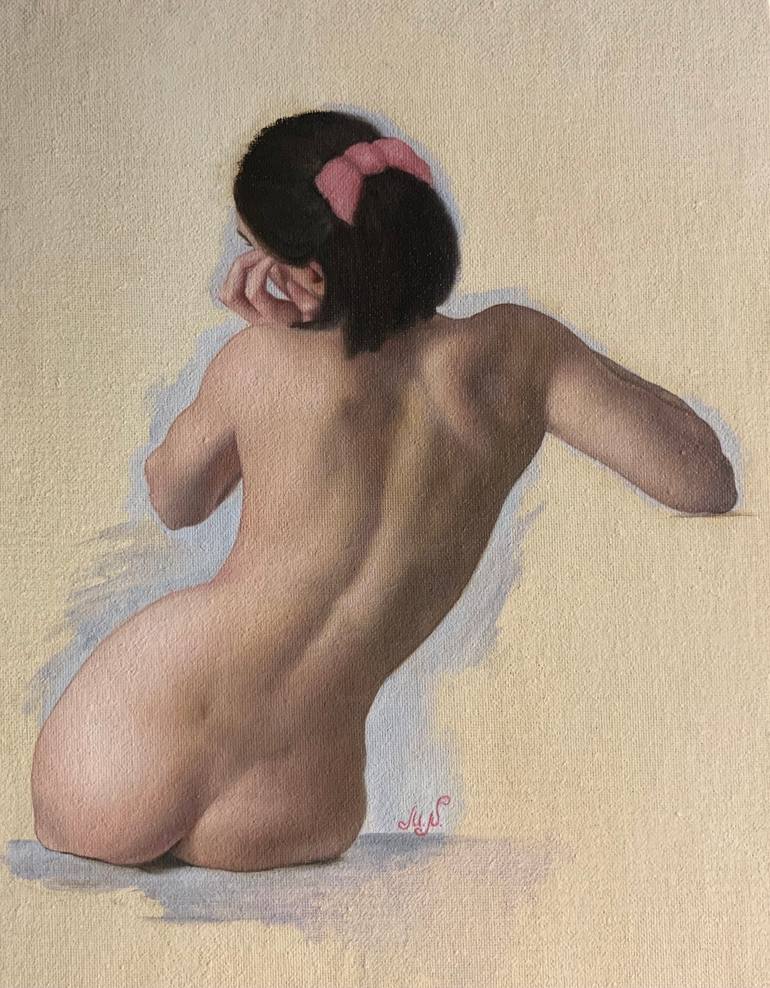 Original Figurative Women Paintings by Maryna Nemynushcha