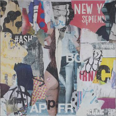 Original Abstract Fashion Collage by Charlie Green