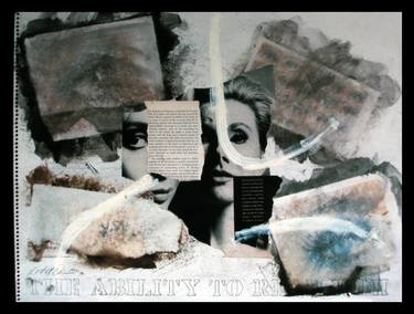 Original Modern Language Collage by Robert V P Davis