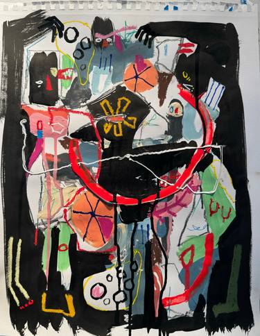 Original Abstract Expressionism Abstract Paintings by Spooky Harris