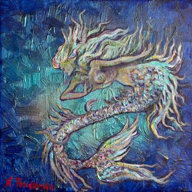 Original Symbolism Classical Mythology Painting by Nino Ponditerra