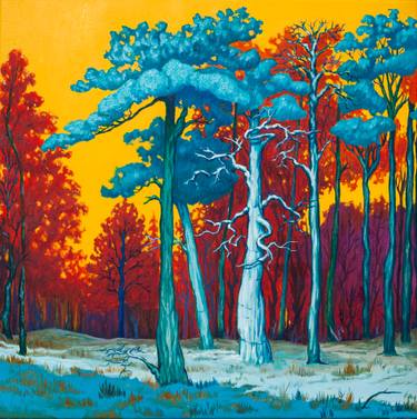 Original Contemporary Landscape Painting by Mykola Ampilogov