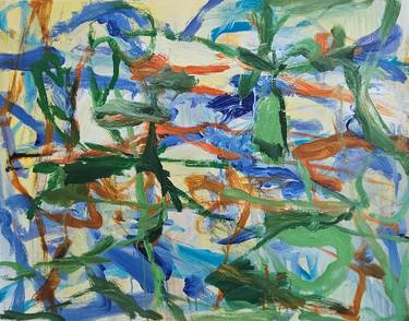 Original Abstract Expressionism Abstract Painting by Tam Huy