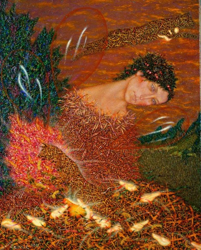 Original Figurative Fantasy Paintings by Alexandr Reznyk