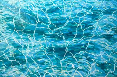Original Abstract Water Painting by Ulyana Korol