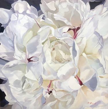 Original Fine Art Floral Paintings by Ulyana Korol