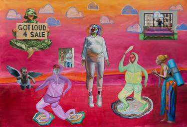 Original Surrealism Fantasy Painting by Kaili Smith