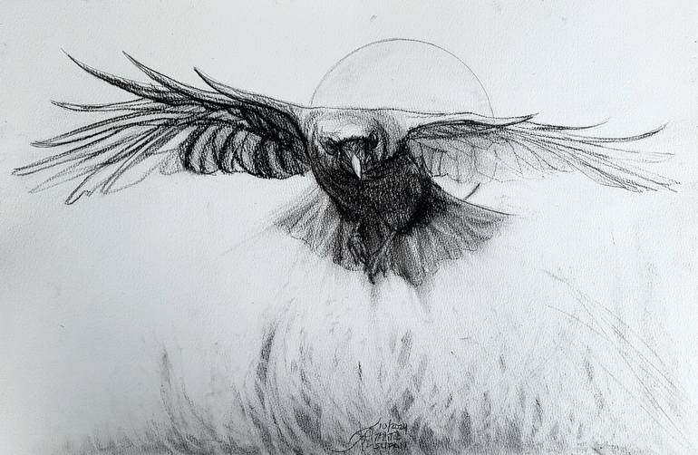THE MESSENGER Drawing by Ann Supan Saatchi Art