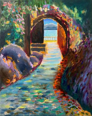Original Fauvism Travel Painting by Sylvia Thijssen