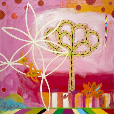 Original Surrealism Outer Space Paintings by Katherine Baronet