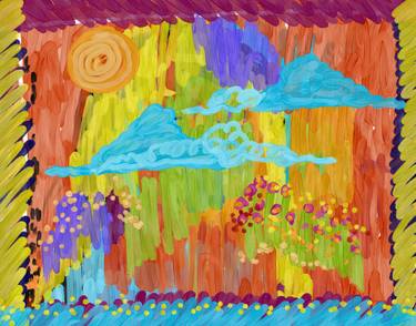 Original Abstract Nature Painting by Nina Mistry
