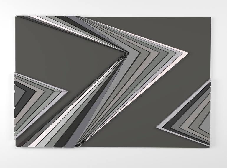 Original Abstract Geometric Sculpture by Dmytro Shavala