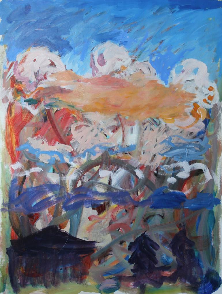Print of Fine Art Abstract Paintings by David Glynn