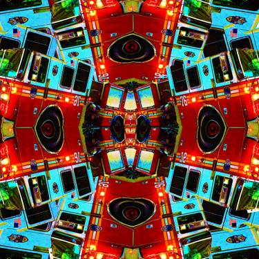 Original Pop Art Abstract Digital by Tony Rubino