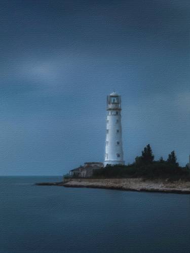 Original Impressionism Seascape Digital by Tony Rubino