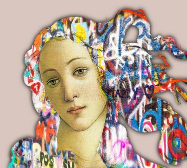Original Impressionism Graffiti Digital by Tony Rubino