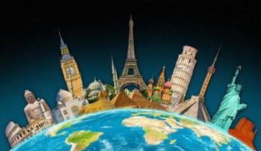 Original Impressionism World Culture Digital by Tony Rubino