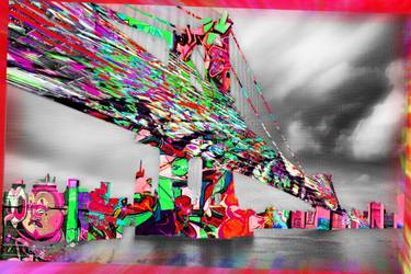 Original Pop Art Abstract Digital by Tony Rubino