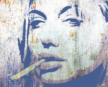 Original Pop Art Portrait Digital by Tony Rubino