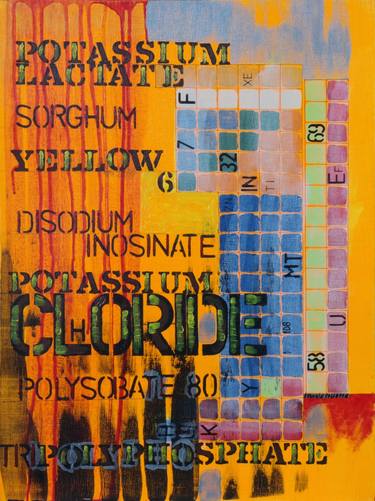 Original Abstract Expressionism Food Paintings by Sylvain Collette