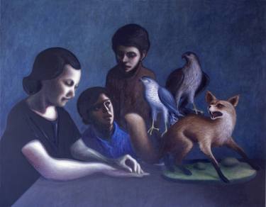 Original Figurative Education Painting by Cayetano García Sanz