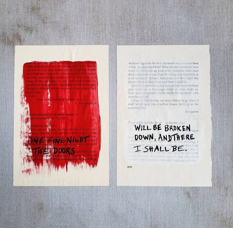 Original Conceptual Love Paintings by Cynthia Grow