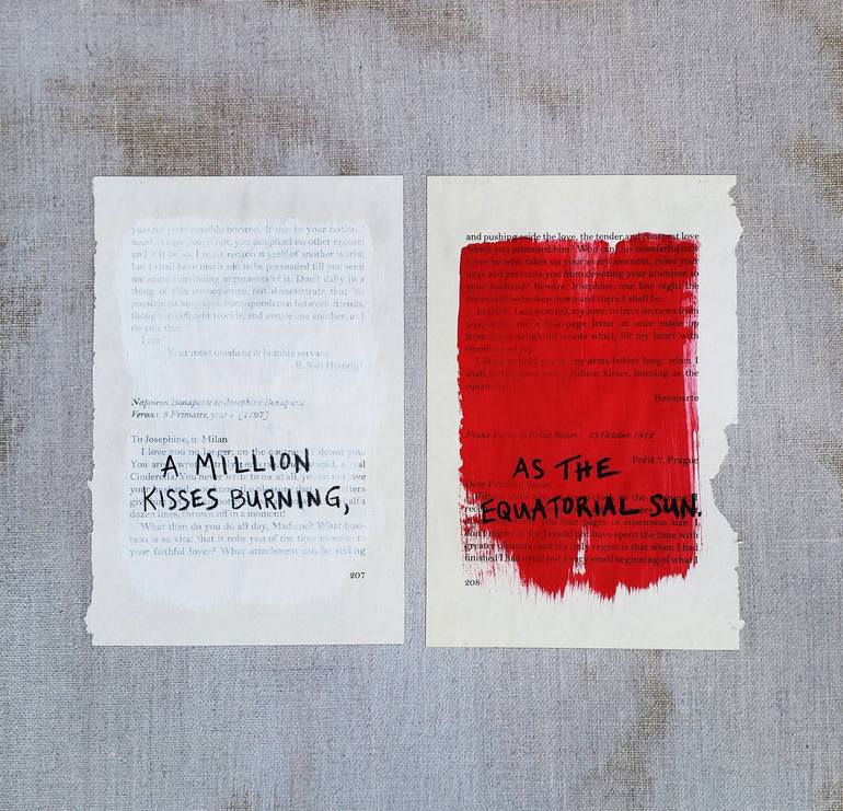 Original Conceptual Love Paintings by Cynthia Grow