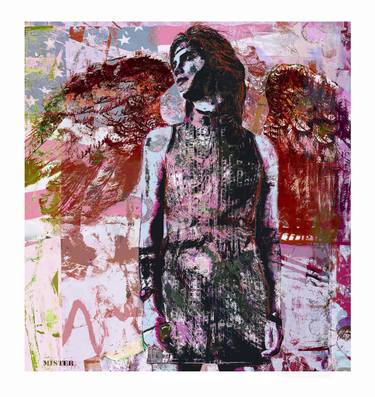 Original Figurative Classical mythology Mixed Media by Mister London Artist