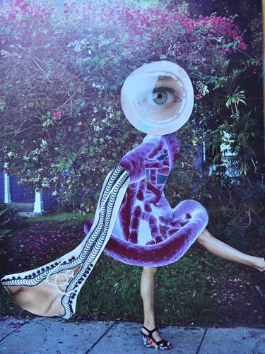 Print of Dada Outer Space Collage by Cigdem Reijer