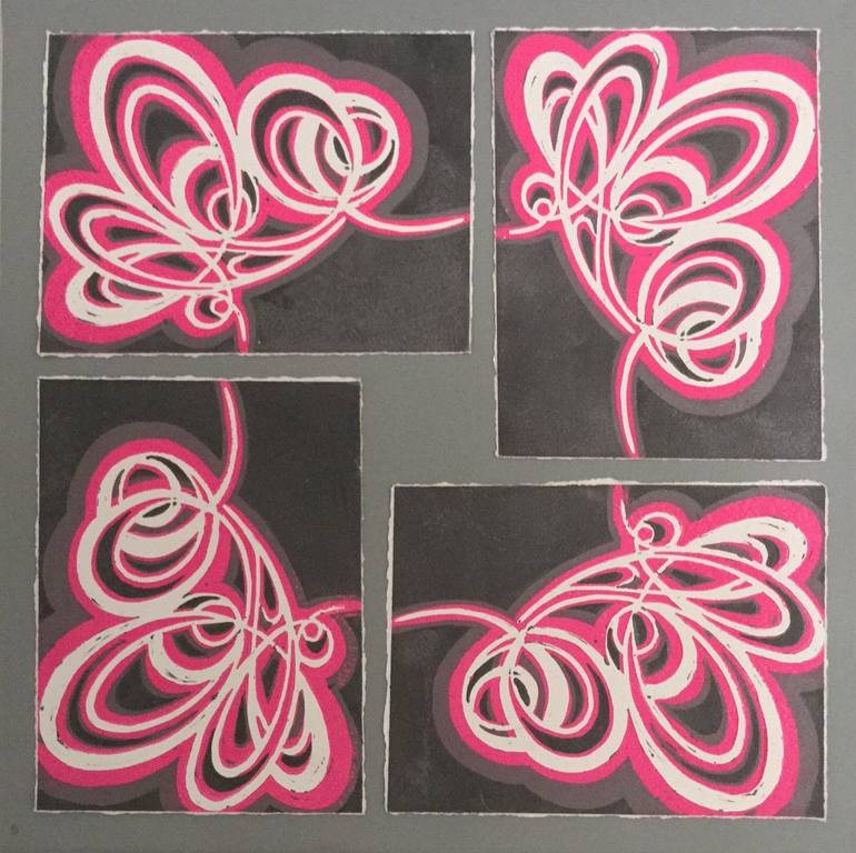 Original Impressionism Abstract Paintings by Katie Cousins But Paints Under Maiden Name - Katie Daw